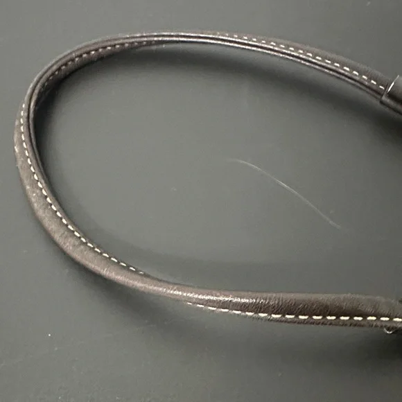 Coach Signature Brown and Tan Wristlet with Coach Hang Tag.Small. EUC - Picture 5 of 14